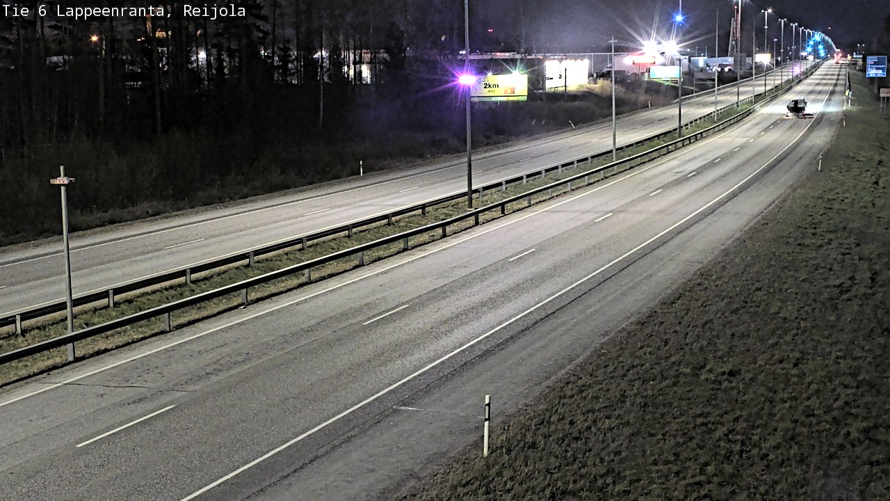 Weather Camera Image Road 6 Lappeenranta, Reijola, Lappeenranta, Etelä-Karjala