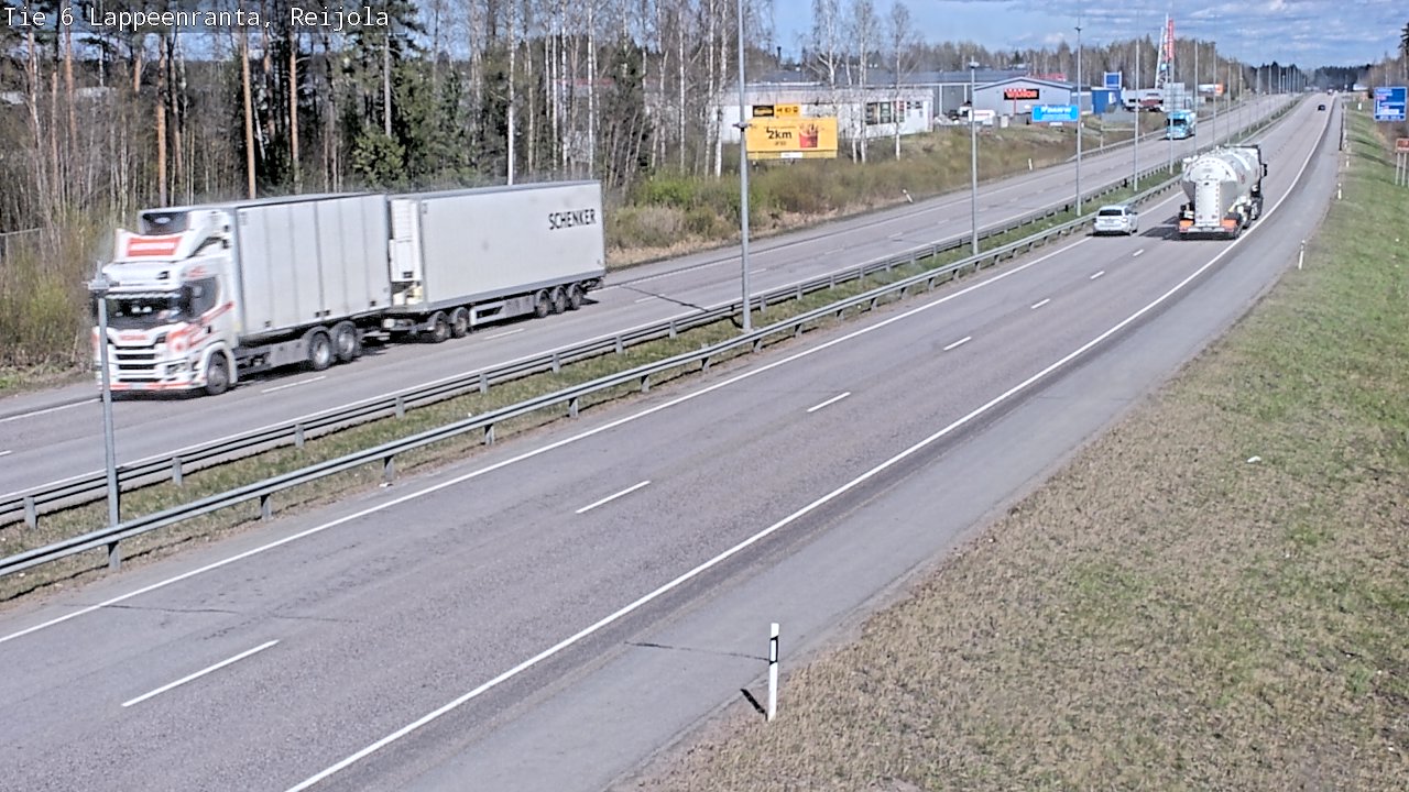 Kelikamerat Kuva Tie 6 Lappeenranta, Reijola, Lappeenranta, Etelä-Karjala