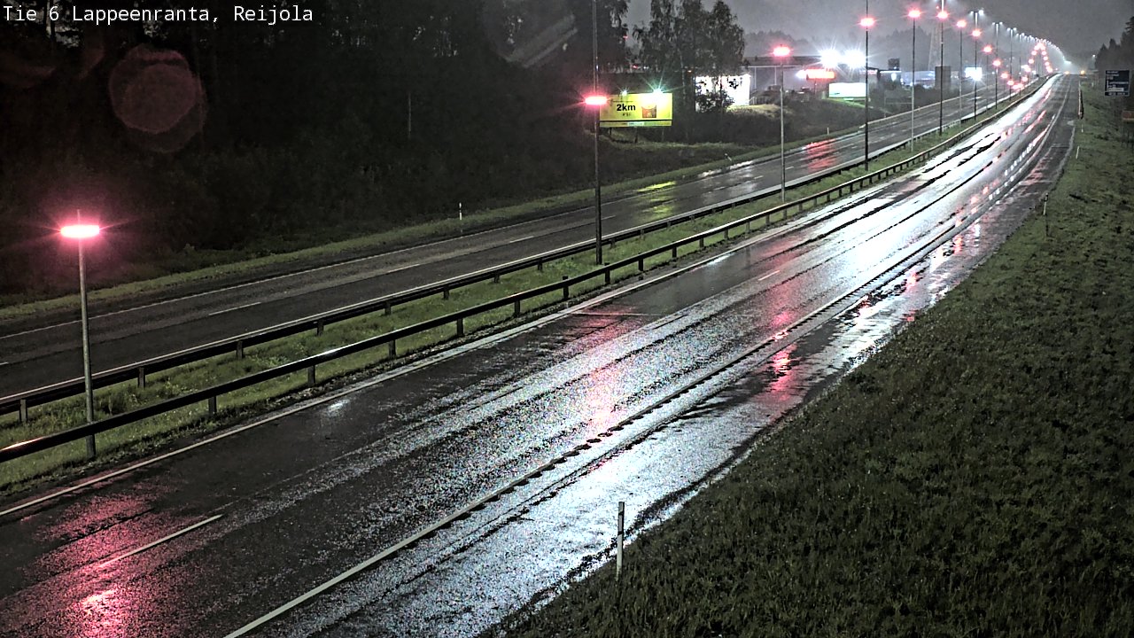 Weather Camera Image Road 6 Lappeenranta, Reijola, Lappeenranta, Etelä-Karjala