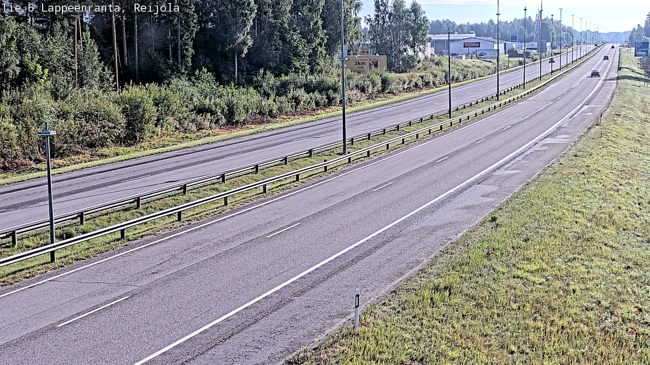 Weather Camera Image Road 6 Lappeenranta, Reijola, Lappeenranta, Etelä-Karjala