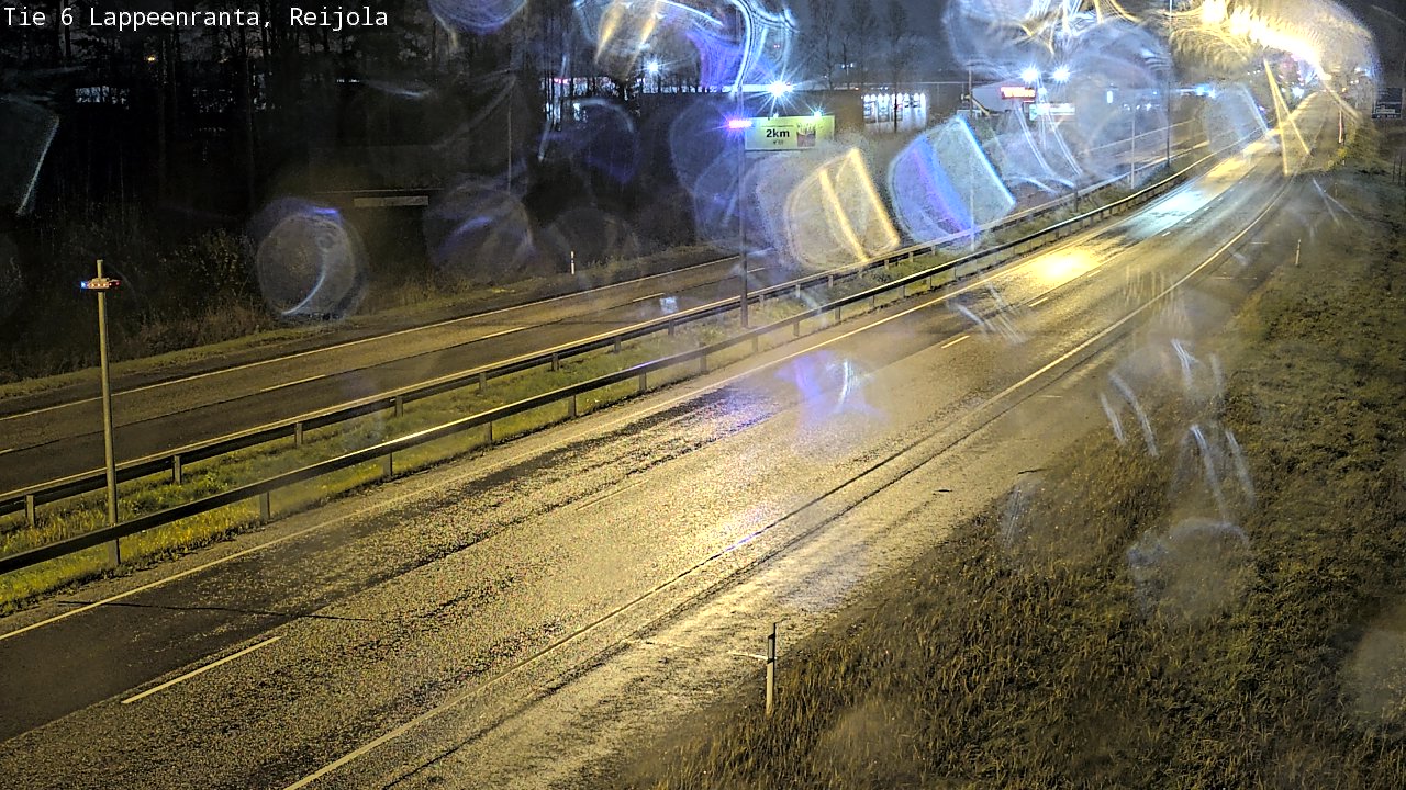 Weather Camera Image Väg 6 Villmanstrand, Reijola, Lappeenranta, Etelä-Karjala