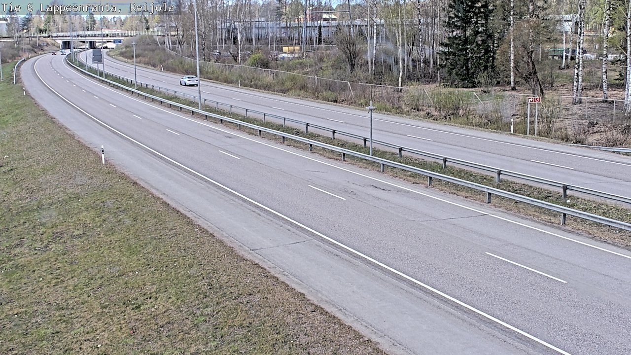 Weather Camera Image Road 6 Lappeenranta, Reijola, Lappeenranta, Etelä-Karjala
