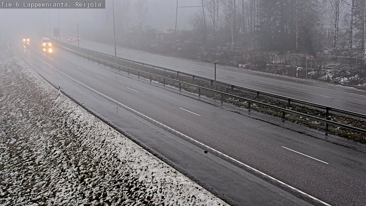 Weather Camera Image Road 6 Lappeenranta, Reijola, Lappeenranta, Etelä-Karjala