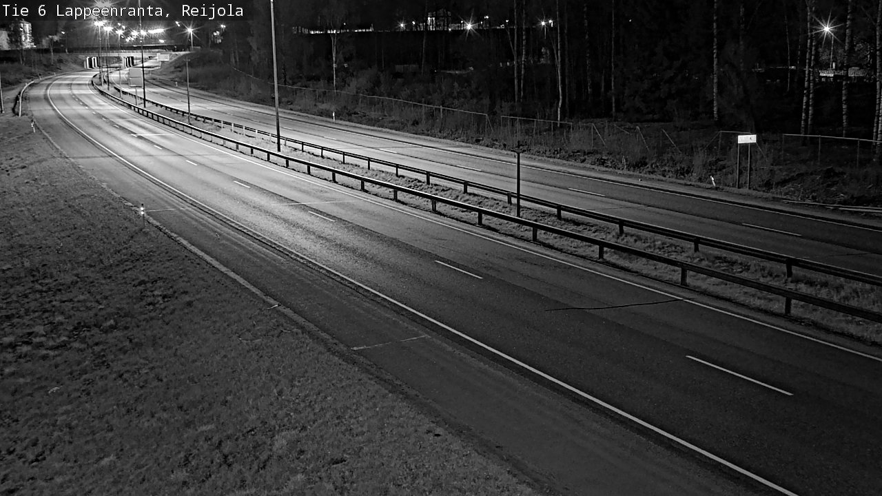 Weather Camera Image Väg 6 Villmanstrand, Reijola, Lappeenranta, Etelä-Karjala