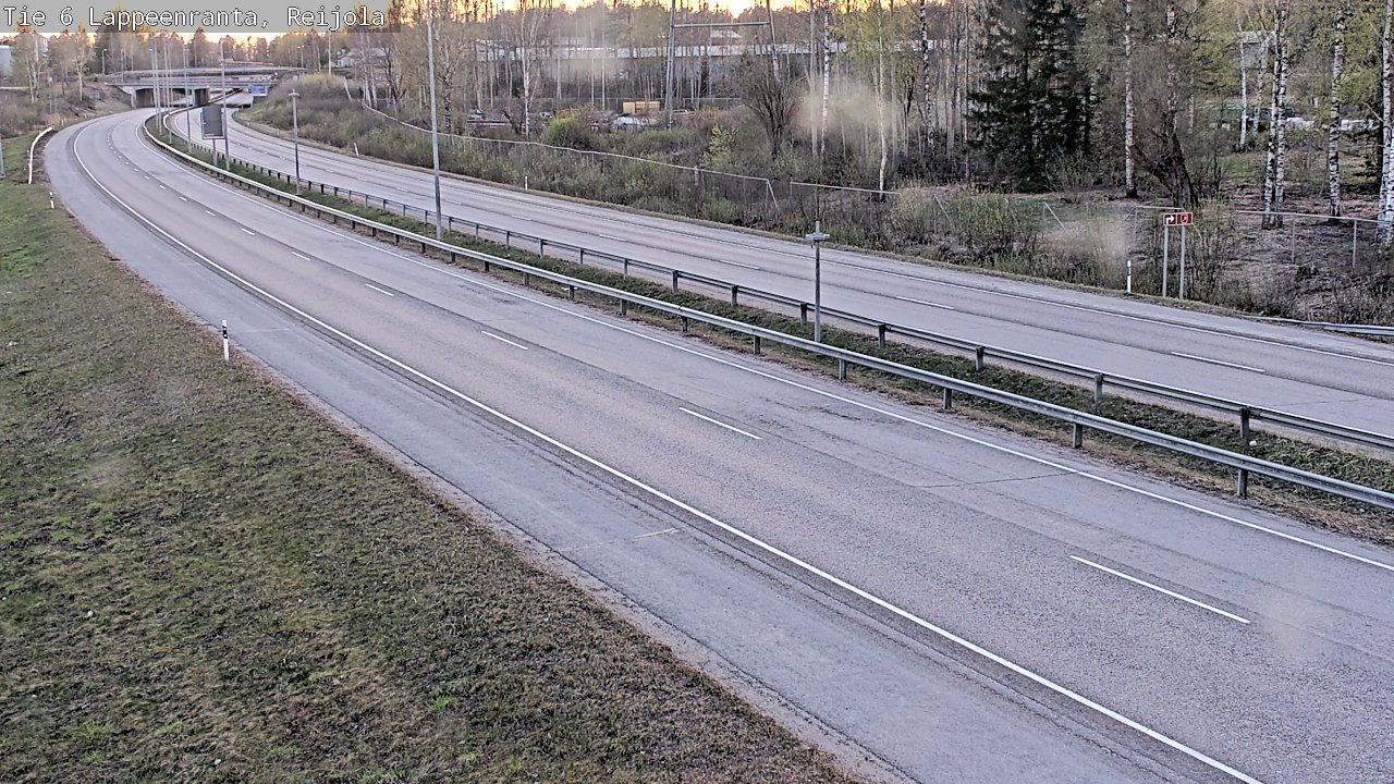 Weather Camera Image Road 6 Lappeenranta, Reijola, Lappeenranta, Etelä-Karjala