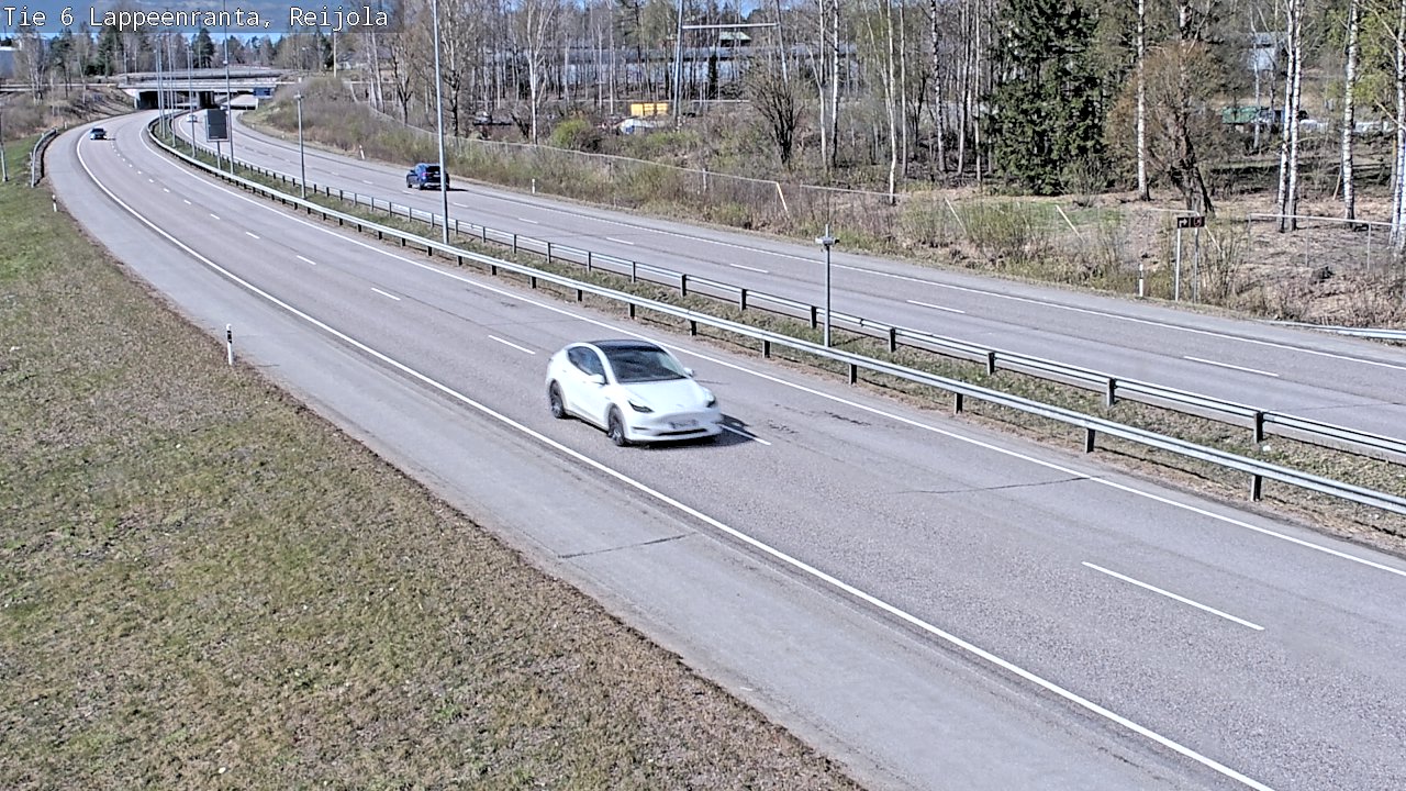 Weather Camera Image Road 6 Lappeenranta, Reijola, Lappeenranta, Etelä-Karjala