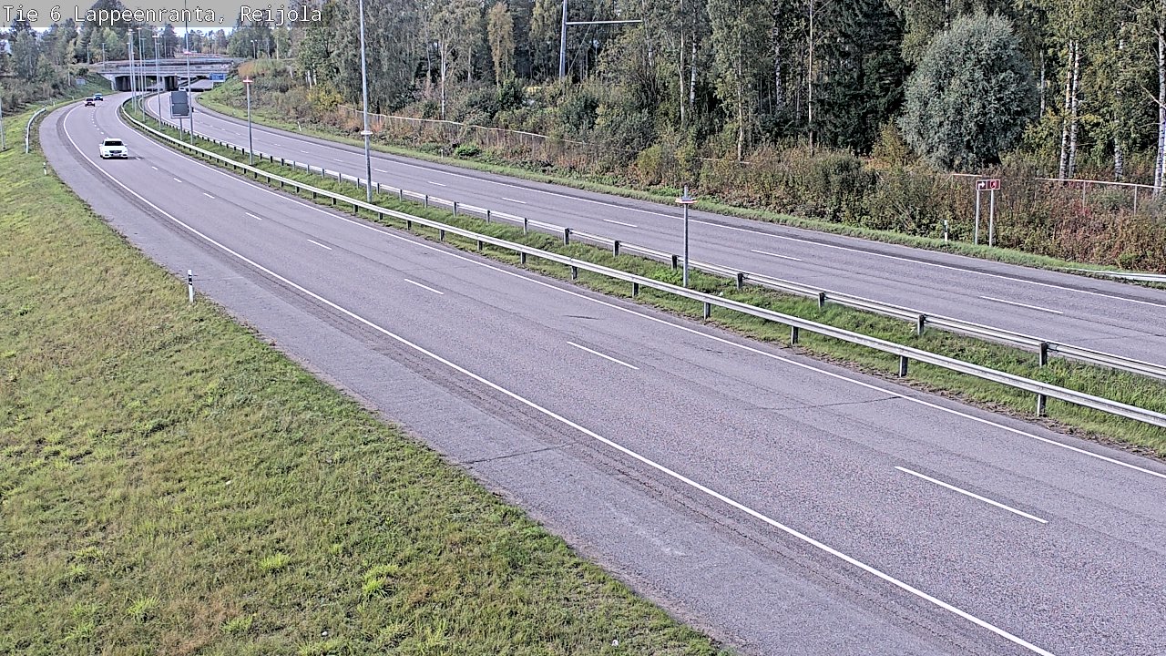 Weather Camera Image Road 6 Lappeenranta, Reijola, Lappeenranta, Etelä-Karjala