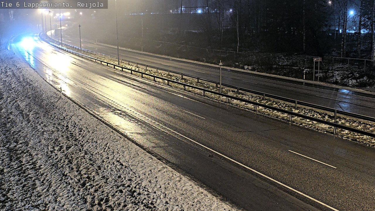 Weather Camera Image Road 6 Lappeenranta, Reijola, Lappeenranta, Etelä-Karjala
