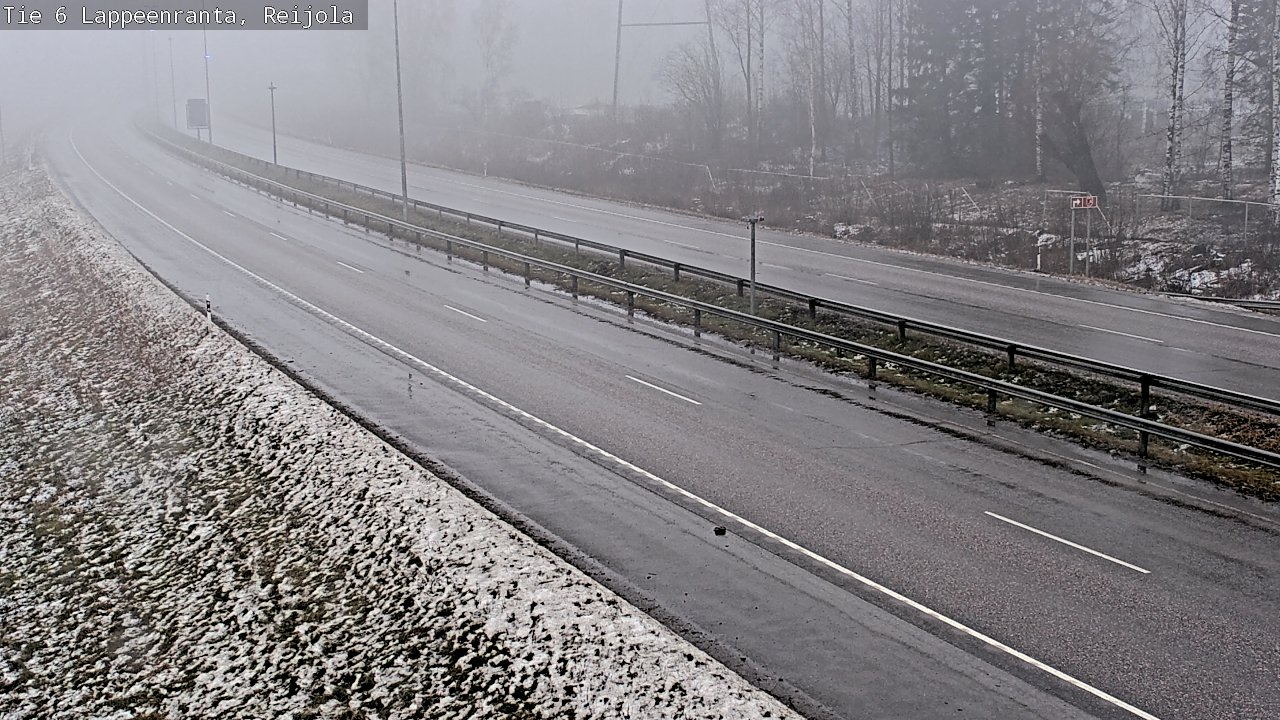 Weather Camera Image Road 6 Lappeenranta, Reijola, Lappeenranta, Etelä-Karjala