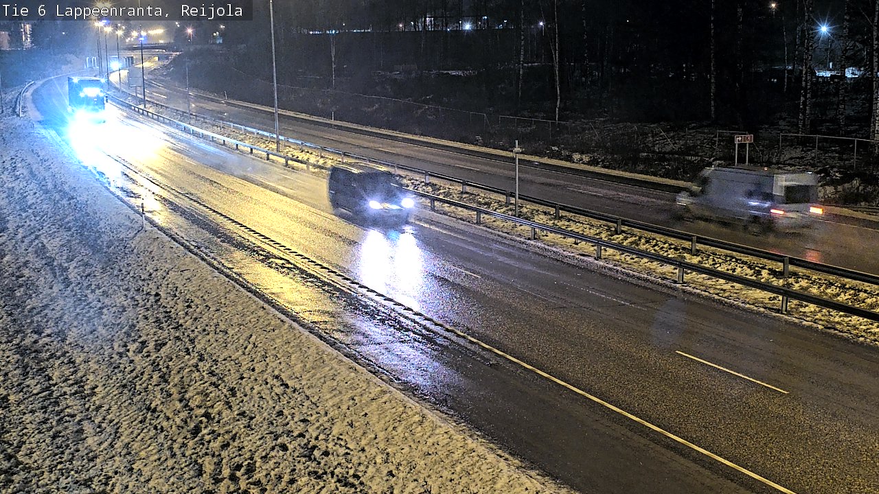 Weather Camera Image Road 6 Lappeenranta, Reijola, Lappeenranta, Etelä-Karjala