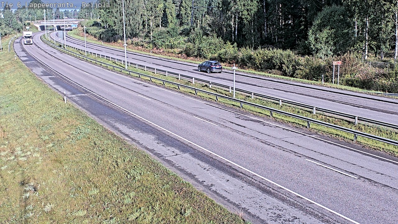 Weather Camera Image Road 6 Lappeenranta, Reijola, Lappeenranta, Etelä-Karjala