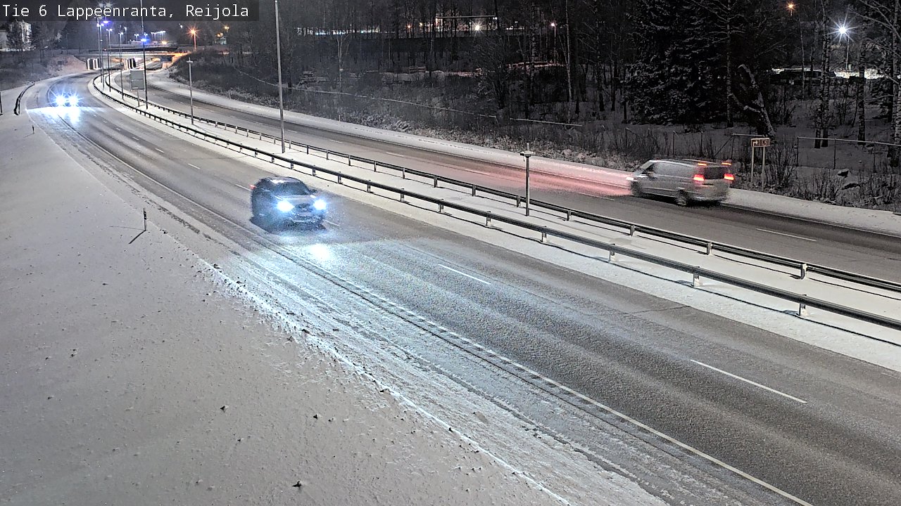 Weather Camera Image Road 6 Lappeenranta, Reijola, Lappeenranta, Etelä-Karjala