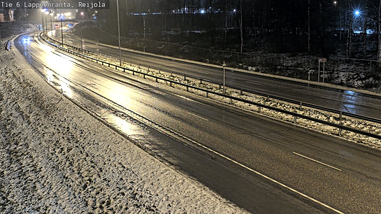 Weather Camera Image Road 6 Lappeenranta, Reijola, Lappeenranta, Etelä-Karjala