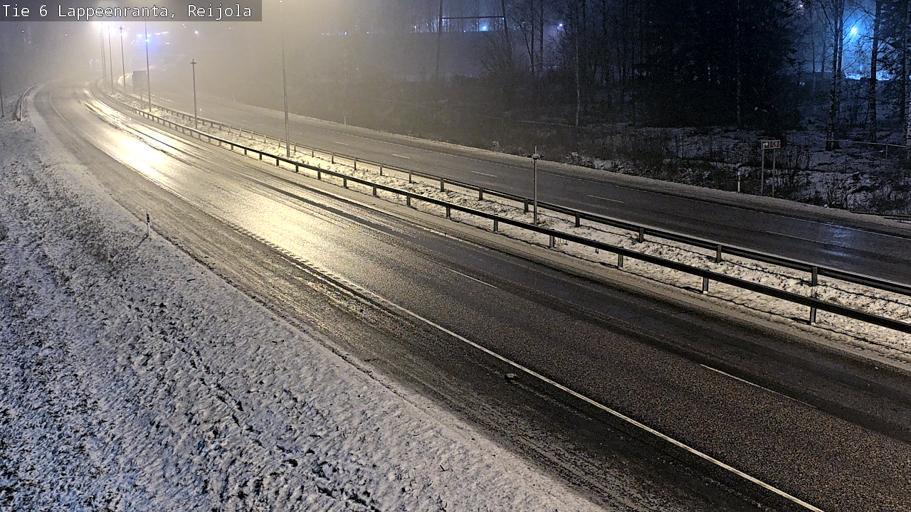 Weather Camera Image Road 6 Lappeenranta, Reijola, Lappeenranta, Etelä-Karjala