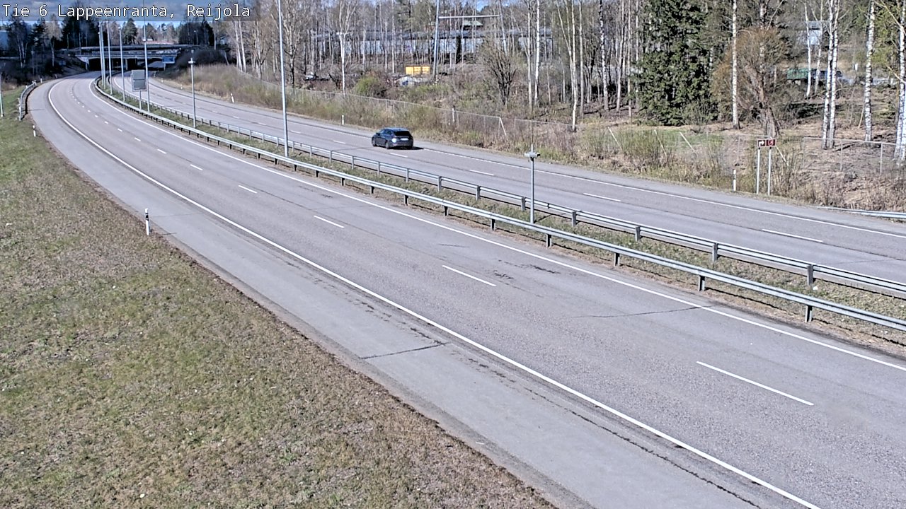 Weather Camera Image Road 6 Lappeenranta, Reijola, Lappeenranta, Etelä-Karjala