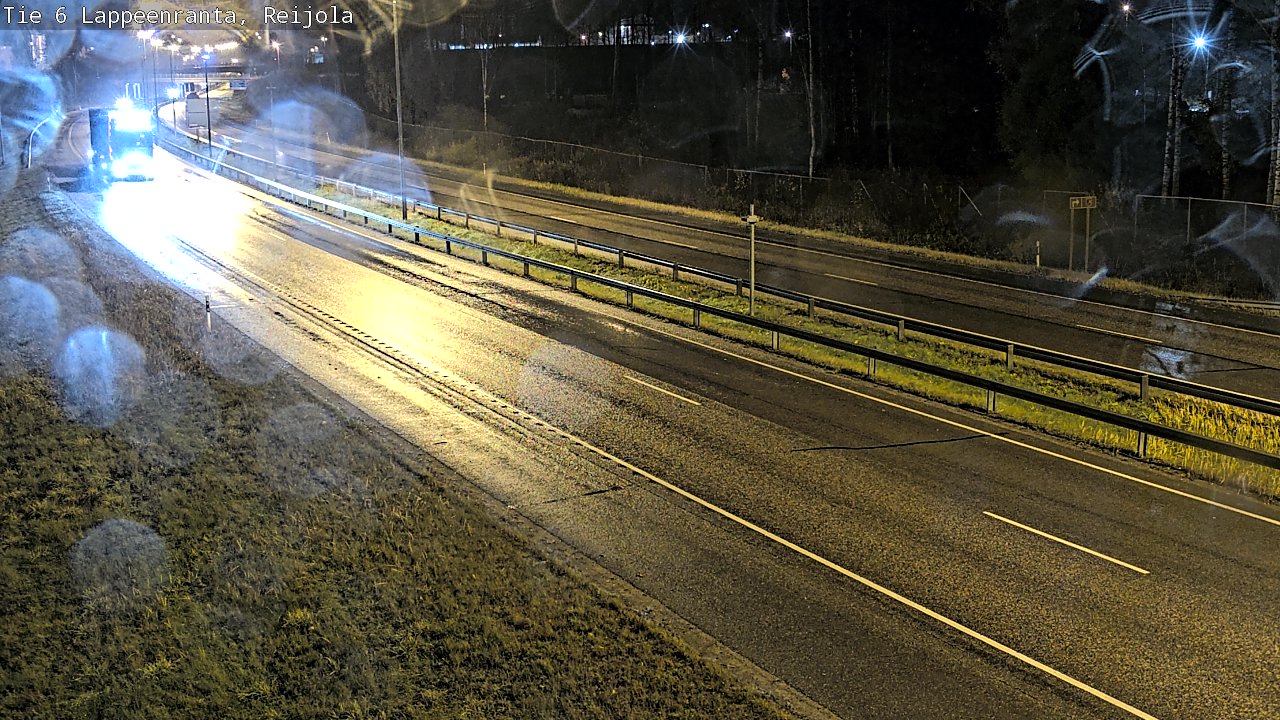 Weather Camera Image Road 6 Lappeenranta, Reijola, Lappeenranta, Etelä-Karjala
