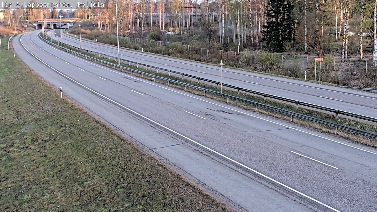 Weather Camera Image Road 6 Lappeenranta, Reijola, Lappeenranta, Etelä-Karjala