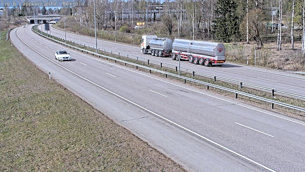 Weather Camera Image Road 6 Lappeenranta, Reijola, Lappeenranta, Etelä-Karjala
