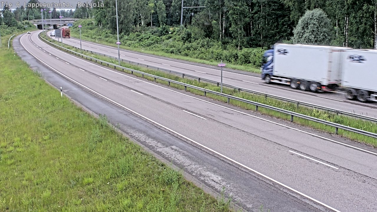 Weather Camera Image Road 6 Lappeenranta, Reijola, Lappeenranta, Etelä-Karjala