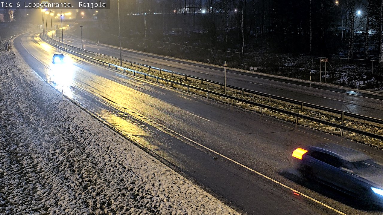 Weather Camera Image Road 6 Lappeenranta, Reijola, Lappeenranta, Etelä-Karjala