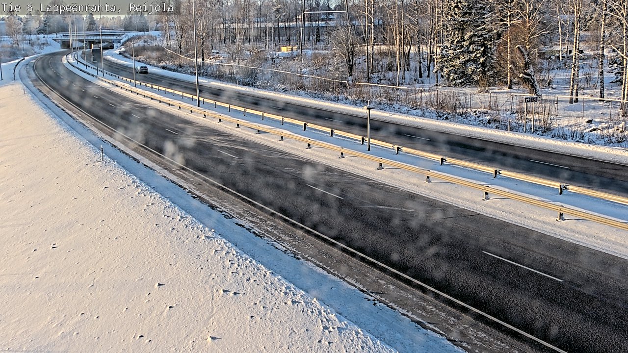 Weather Camera Image Väg 6 Villmanstrand, Reijola, Lappeenranta, Etelä-Karjala