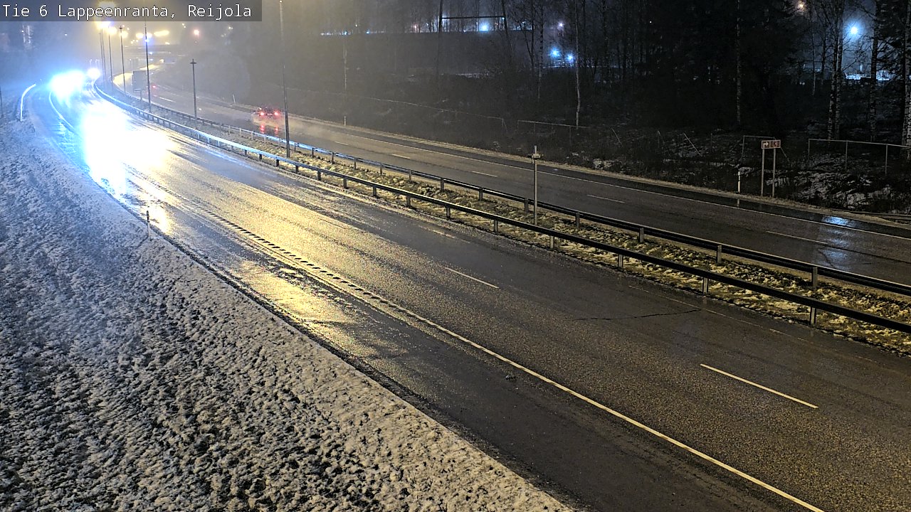 Weather Camera Image Road 6 Lappeenranta, Reijola, Lappeenranta, Etelä-Karjala