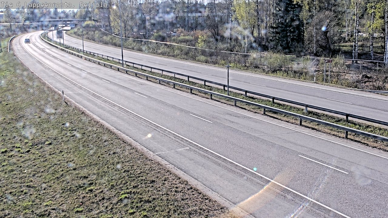 Weather Camera Image Road 6 Lappeenranta, Reijola, Lappeenranta, Etelä-Karjala