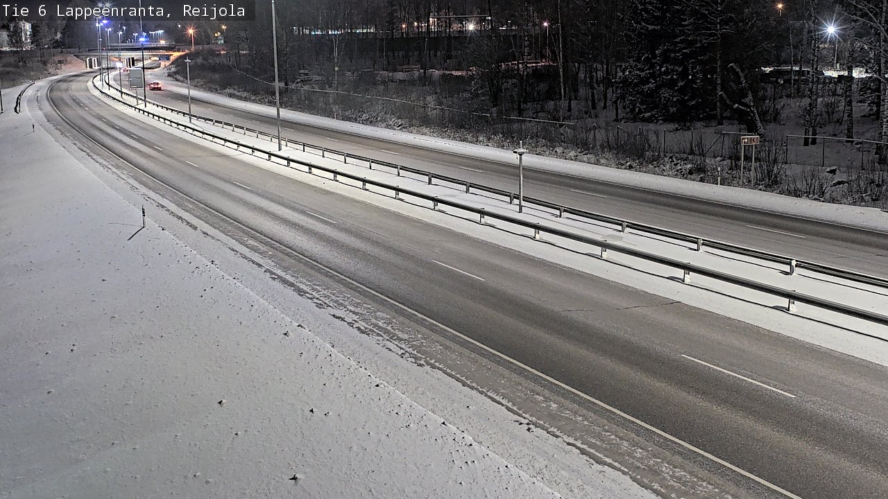Weather Camera Image Road 6 Lappeenranta, Reijola, Lappeenranta, Etelä-Karjala
