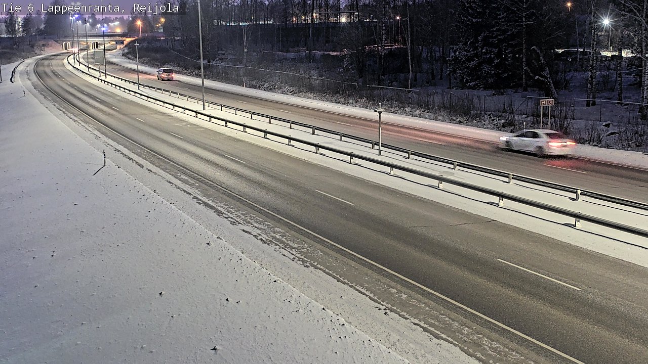 Weather Camera Image Road 6 Lappeenranta, Reijola, Lappeenranta, Etelä-Karjala