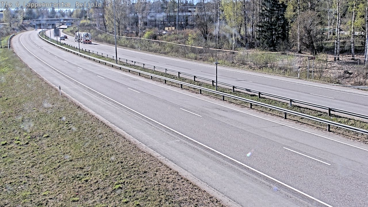 Weather Camera Image Road 6 Lappeenranta, Reijola, Lappeenranta, Etelä-Karjala