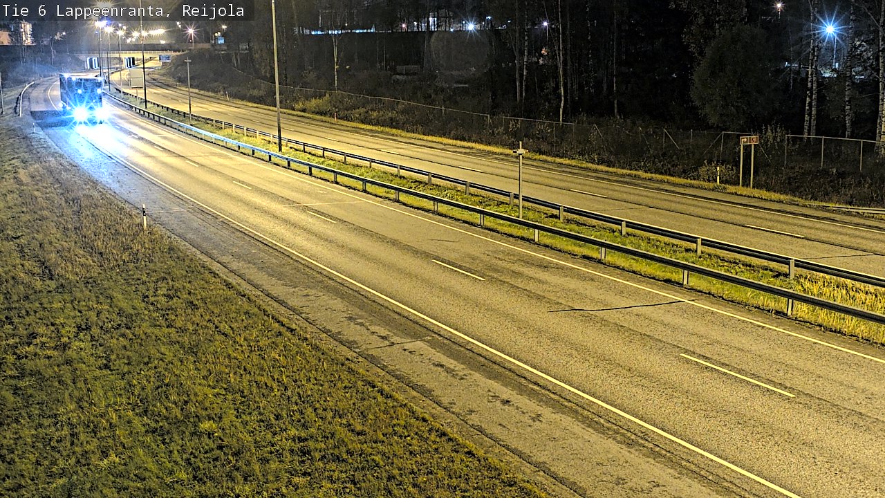 Weather Camera Image Väg 6 Villmanstrand, Reijola, Lappeenranta, Etelä-Karjala