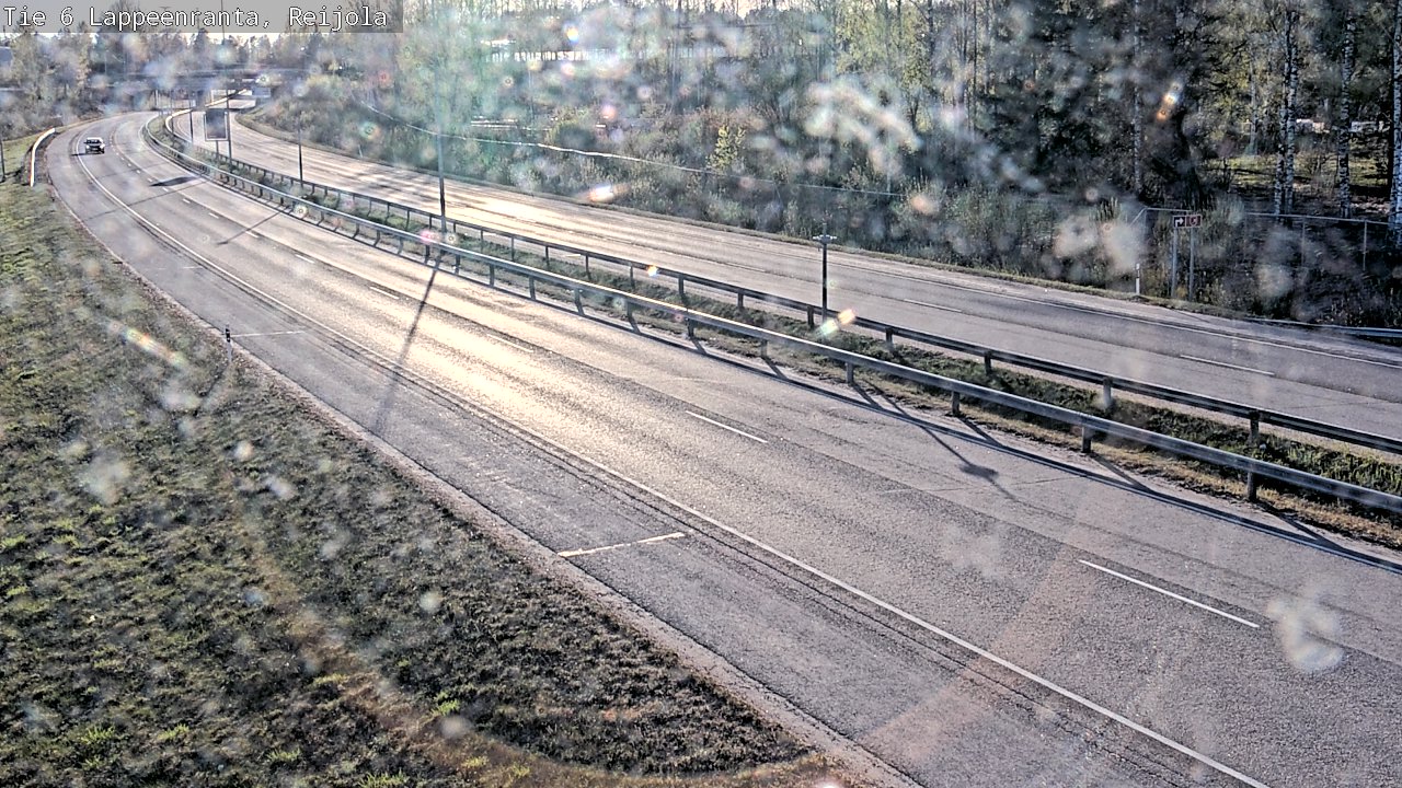 Weather Camera Image Road 6 Lappeenranta, Reijola, Lappeenranta, Etelä-Karjala