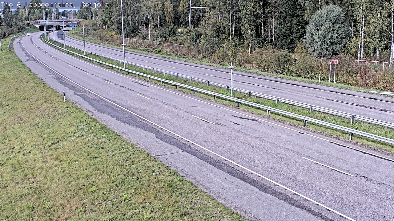 Weather Camera Image Road 6 Lappeenranta, Reijola, Lappeenranta, Etelä-Karjala