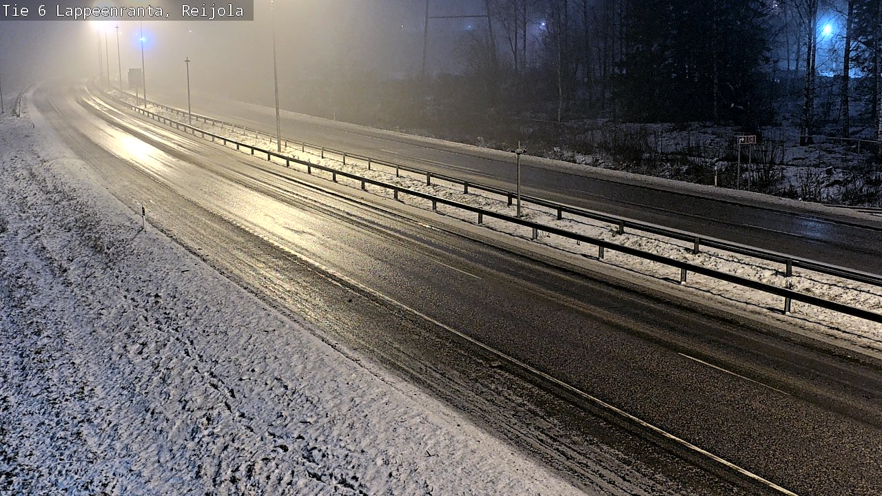 Weather Camera Image Road 6 Lappeenranta, Reijola, Lappeenranta, Etelä-Karjala