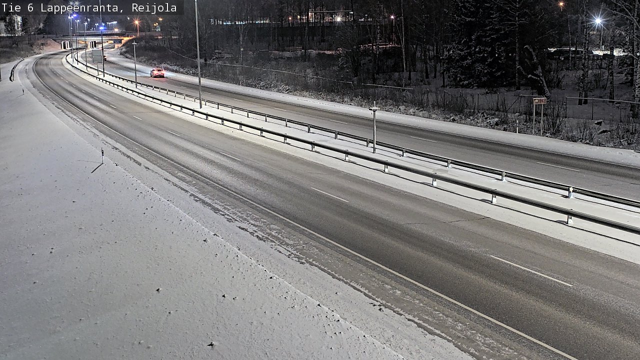 Weather Camera Image Road 6 Lappeenranta, Reijola, Lappeenranta, Etelä-Karjala