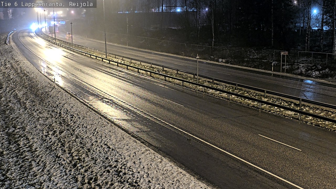 Weather Camera Image Road 6 Lappeenranta, Reijola, Lappeenranta, Etelä-Karjala