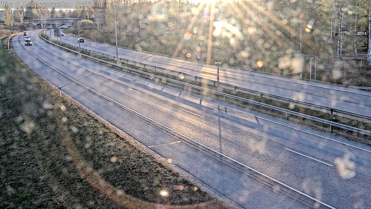 Weather Camera Image Road 6 Lappeenranta, Reijola, Lappeenranta, Etelä-Karjala