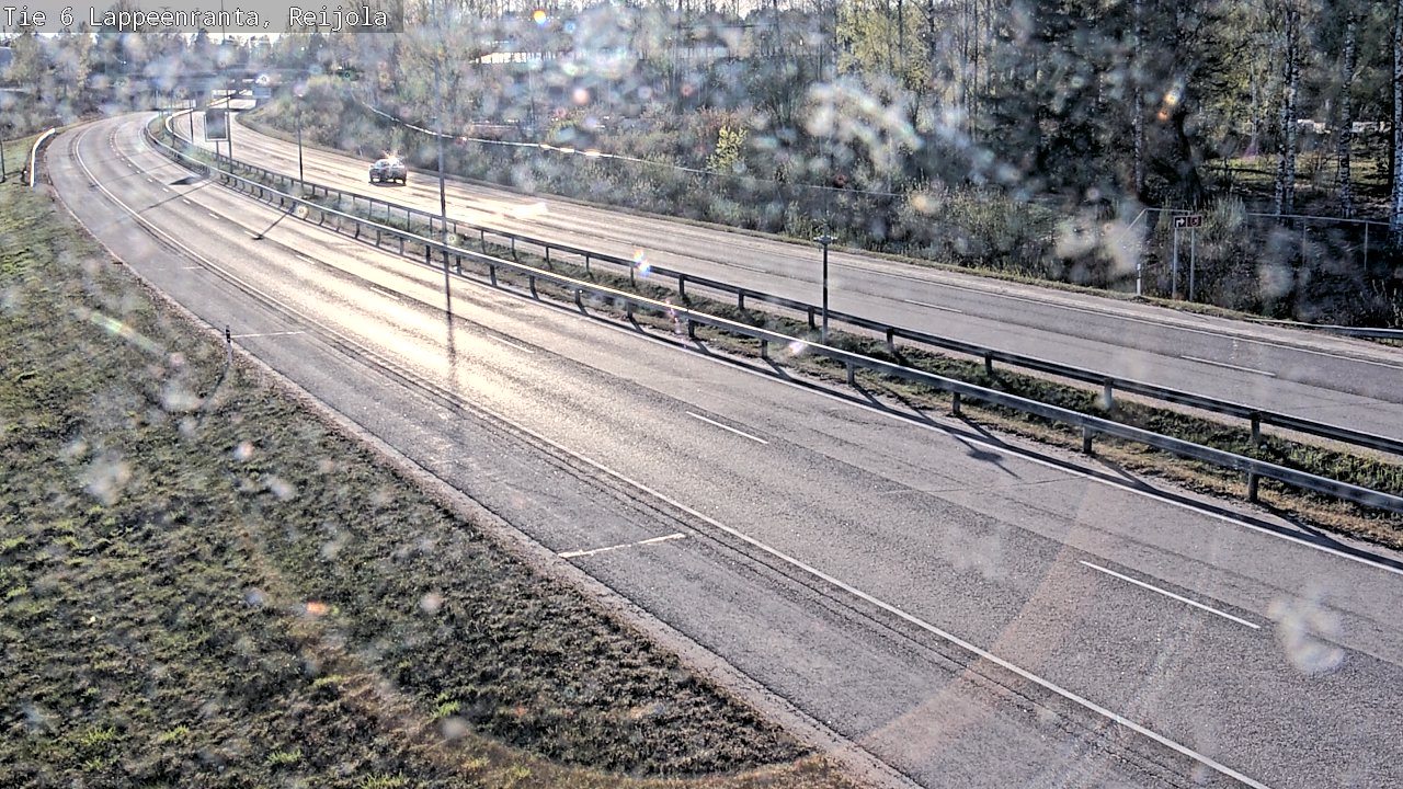 Weather Camera Image Road 6 Lappeenranta, Reijola, Lappeenranta, Etelä-Karjala