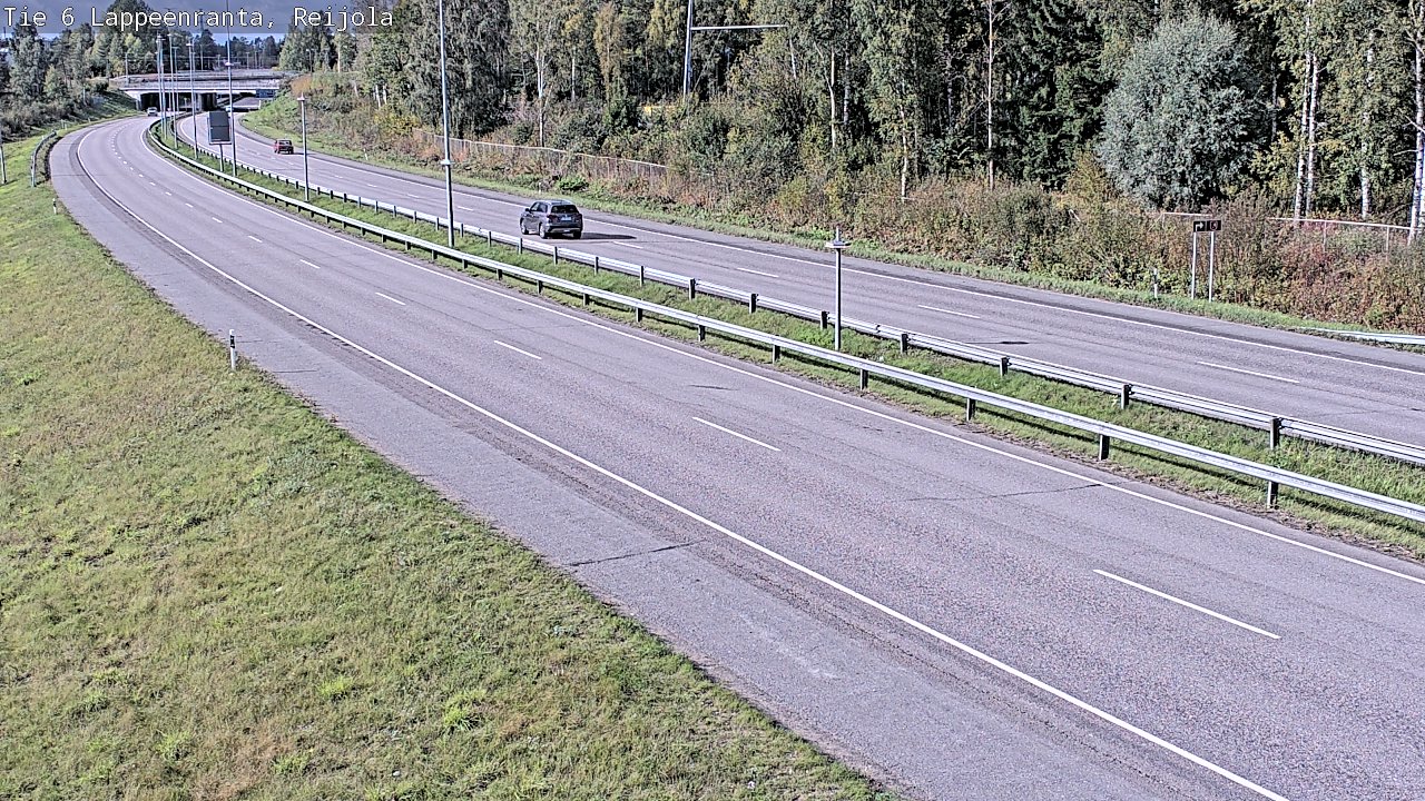 Weather Camera Image Road 6 Lappeenranta, Reijola, Lappeenranta, Etelä-Karjala