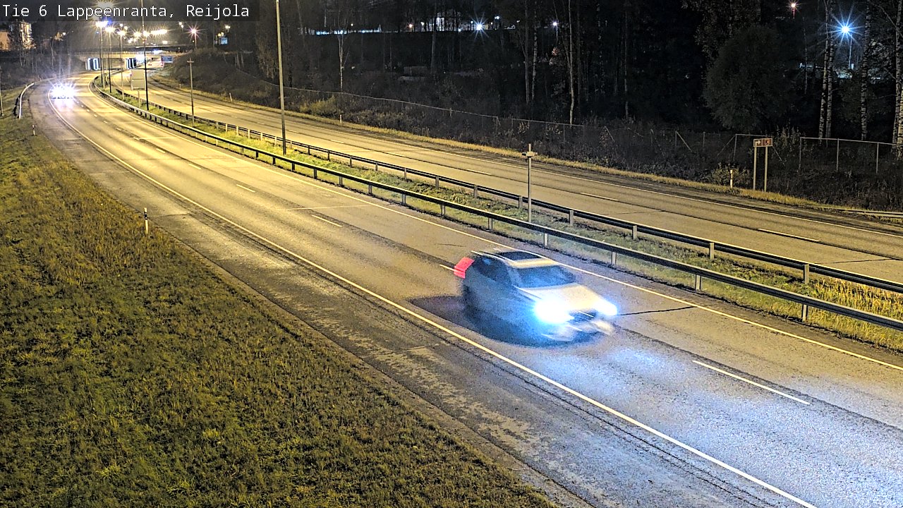 Weather Camera Image Väg 6 Villmanstrand, Reijola, Lappeenranta, Etelä-Karjala