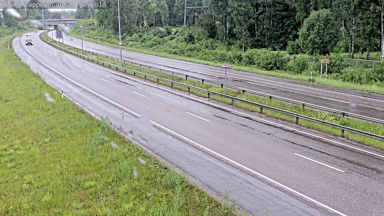 Weather Camera Image Road 6 Lappeenranta, Reijola, Lappeenranta, Etelä-Karjala