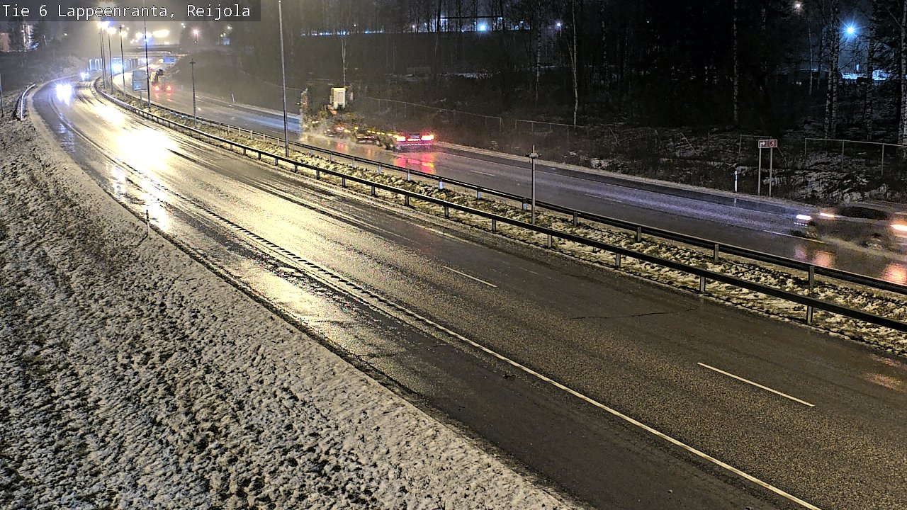 Weather Camera Image Road 6 Lappeenranta, Reijola, Lappeenranta, Etelä-Karjala