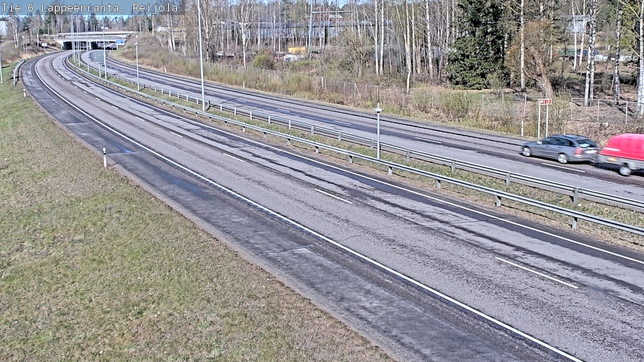 Weather Camera Image Road 6 Lappeenranta, Reijola, Lappeenranta, Etelä-Karjala