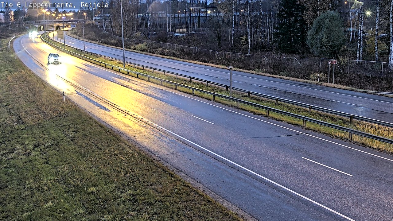 Weather Camera Image Road 6 Lappeenranta, Reijola, Lappeenranta, Etelä-Karjala