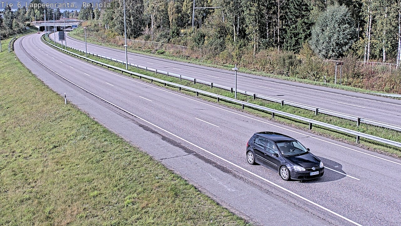 Weather Camera Image Road 6 Lappeenranta, Reijola, Lappeenranta, Etelä-Karjala