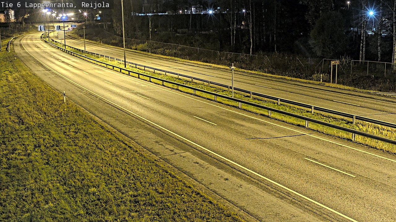 Weather Camera Image Road 6 Lappeenranta, Reijola, Lappeenranta, Etelä-Karjala
