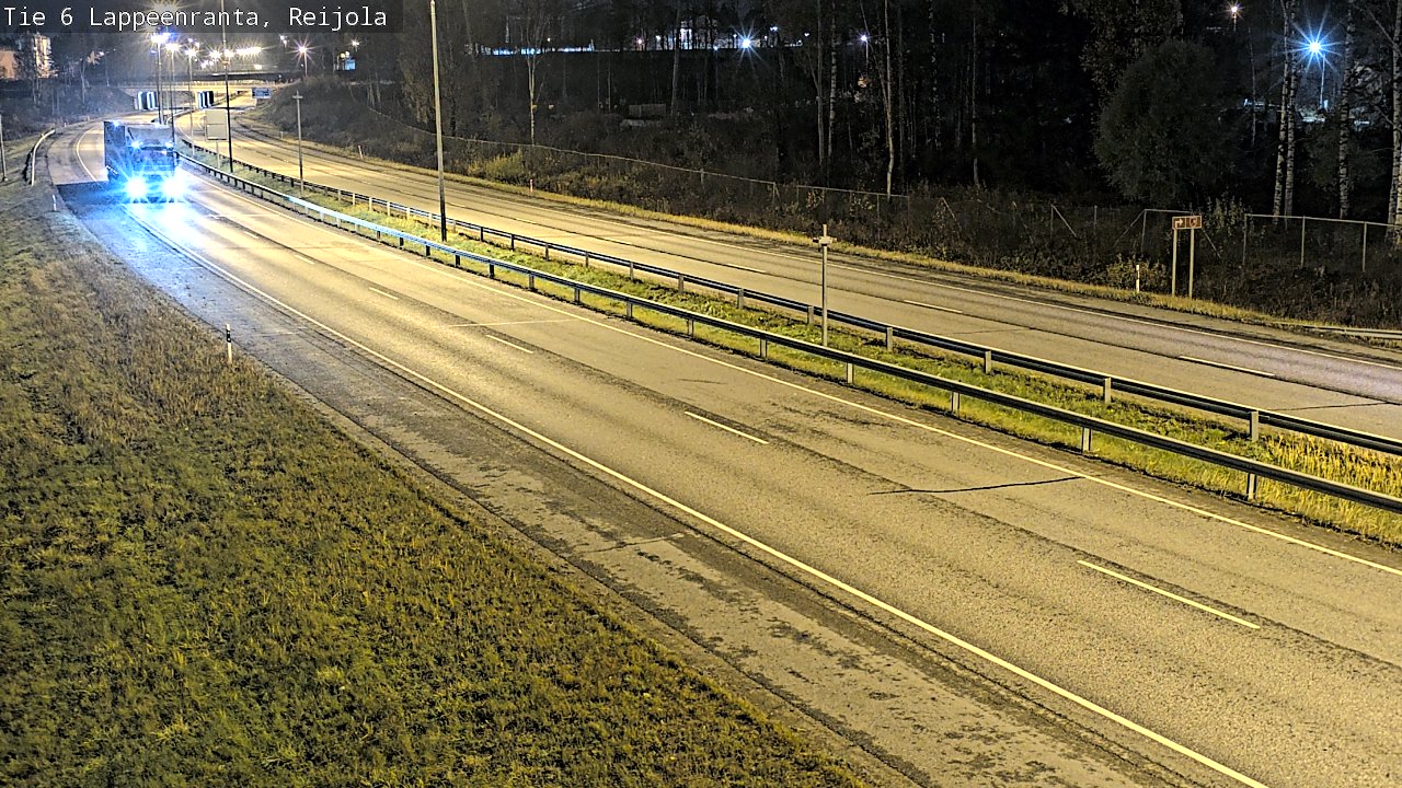 Weather Camera Image Väg 6 Villmanstrand, Reijola, Lappeenranta, Etelä-Karjala