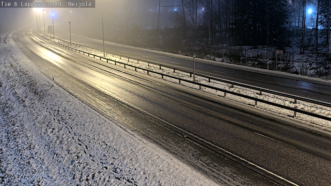 Weather Camera Image Road 6 Lappeenranta, Reijola, Lappeenranta, Etelä-Karjala
