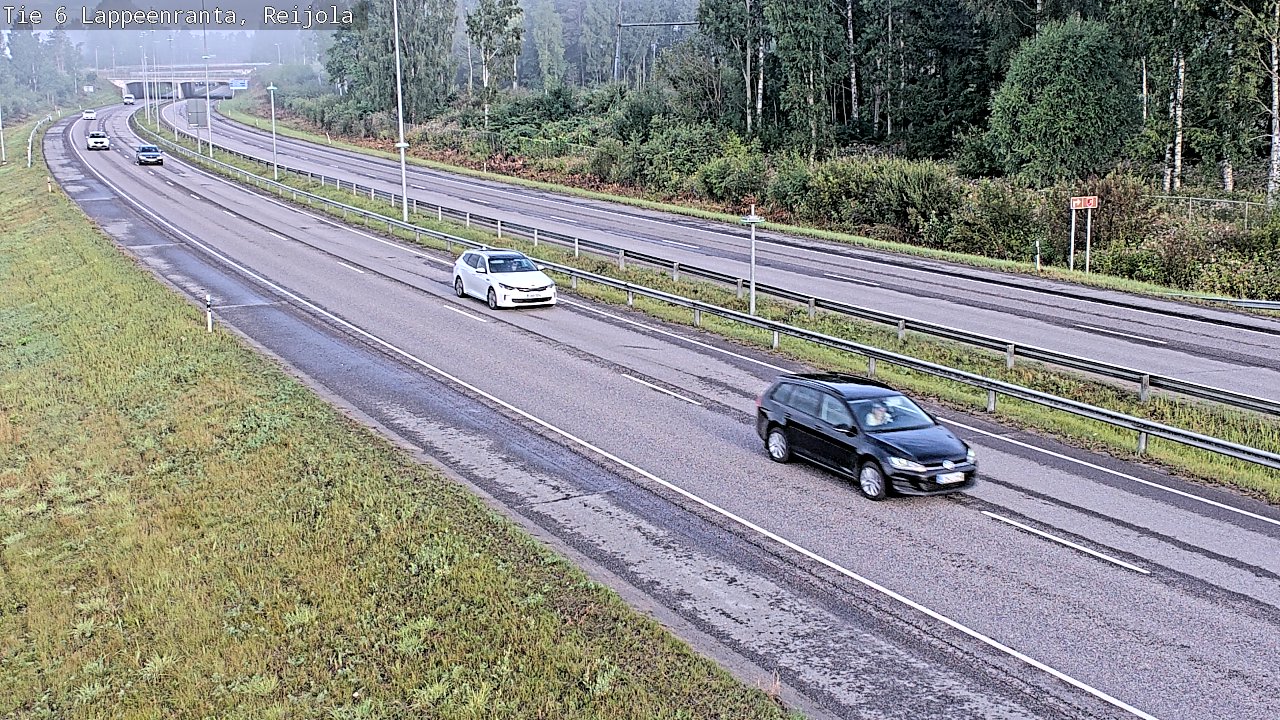 Weather Camera Image Road 6 Lappeenranta, Reijola, Lappeenranta, Etelä-Karjala