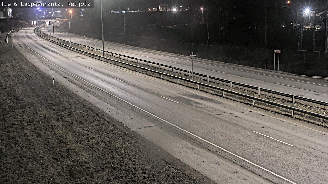 Weather Camera Image Road 6 Lappeenranta, Reijola, Lappeenranta, Etelä-Karjala